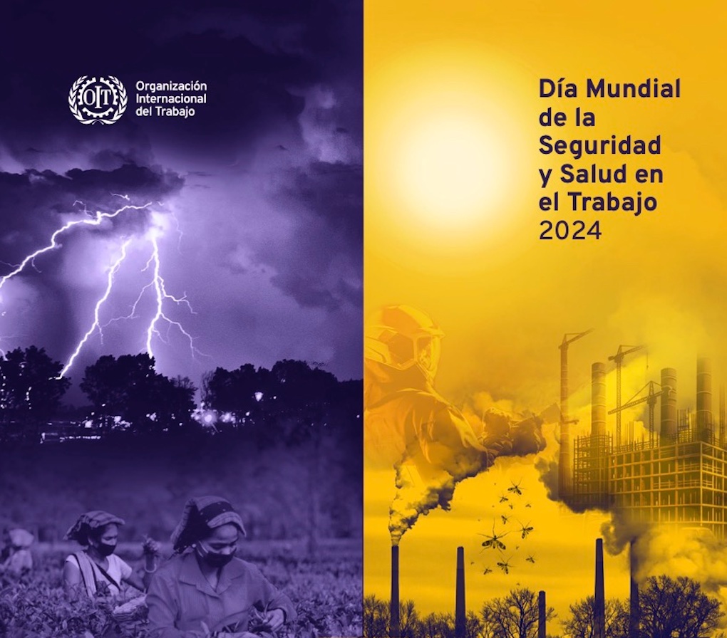 Cartel promocional de la Jornada Técnica Día Mundial de la Seguridad y Salud en el Trabajo 2024